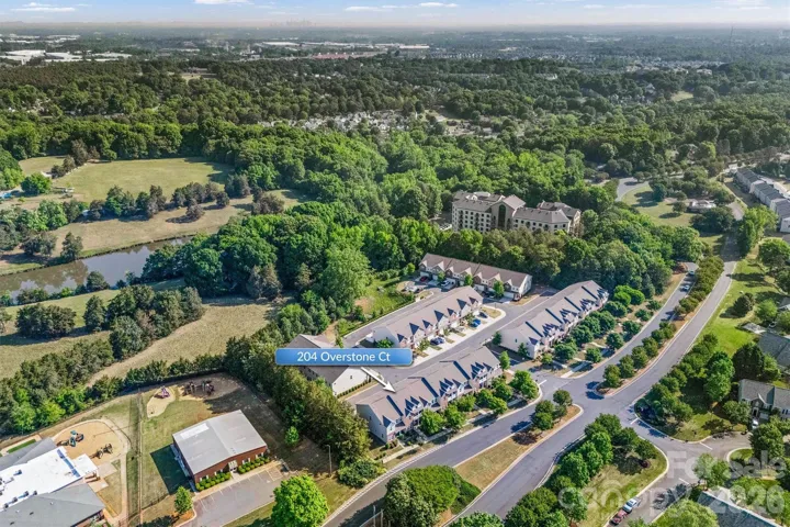 Aerial View 204 Overstone Ct