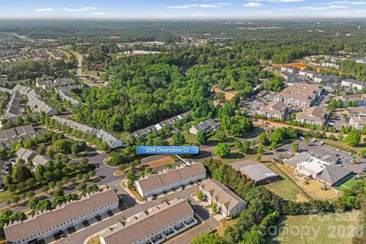 Aerial View 204 Overstone Ct 