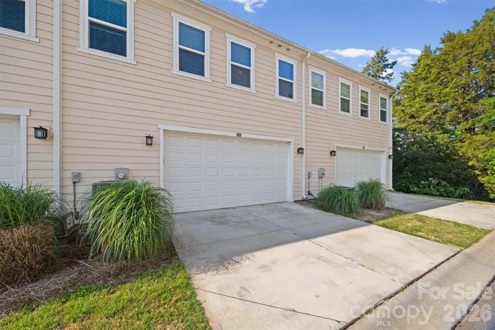 Back of Townhome (Driveway for Parking)