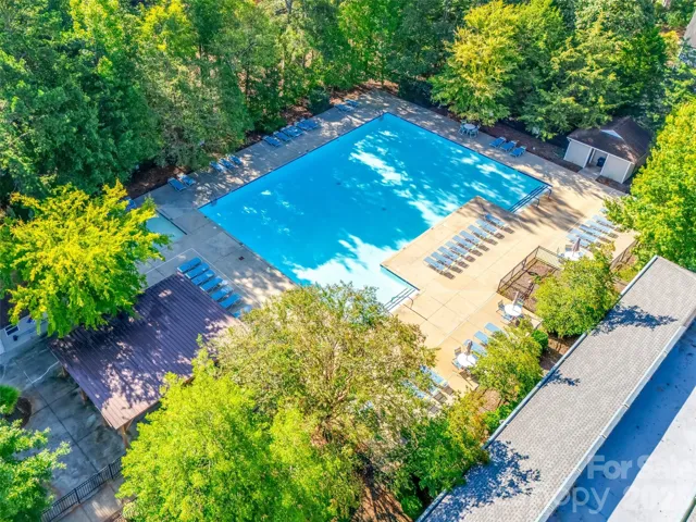 Aerial View of Community Pool