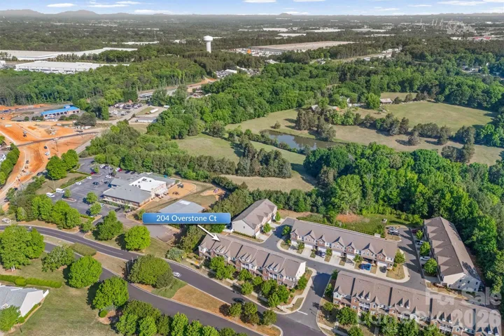 Aerial View 204 Overstone Ct