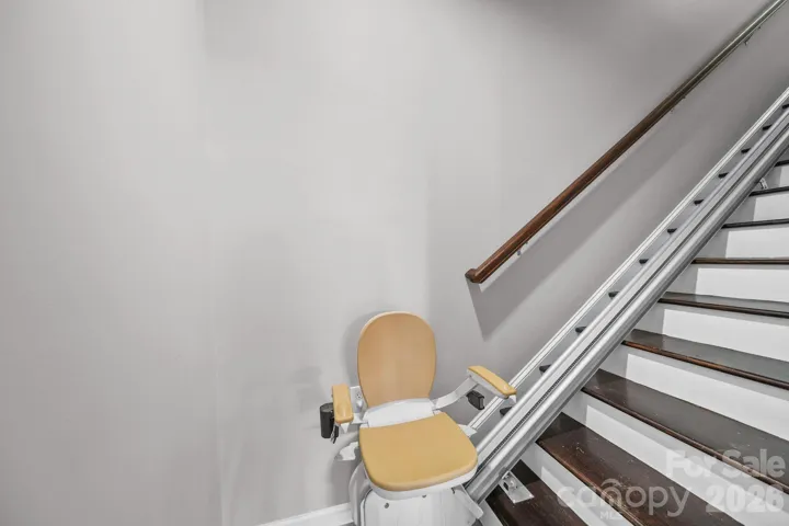 Stairway with lift chair for 2nd living 1/4's. 