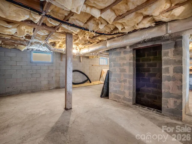 Basement extend full footprint of the home