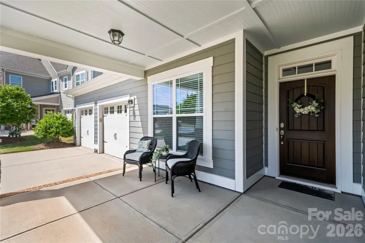 Cozy front porch