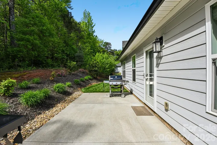 Extra wide patio