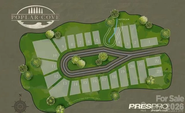 Small subdivision has sidewalks and greenspace