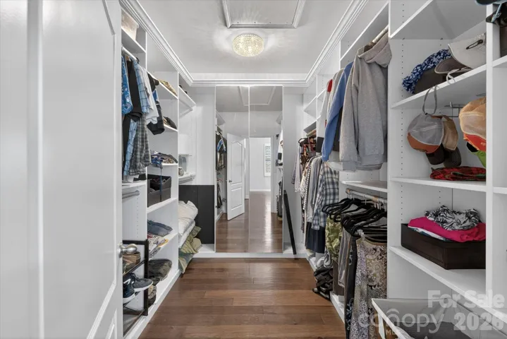 Primary Closet with custom built-ins