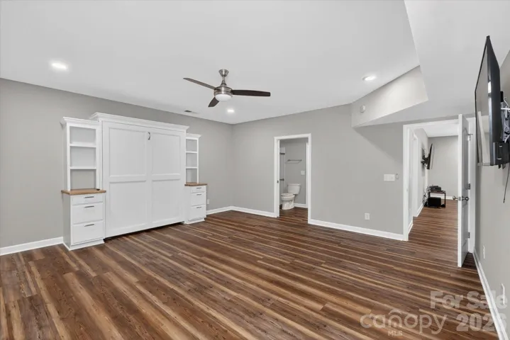 Flex Space in Basement w/ Murphy Bed