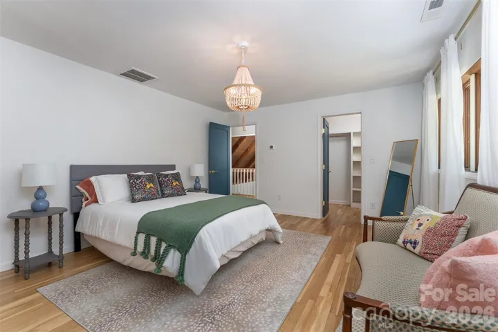 2nd primary bedroom with 2 closets