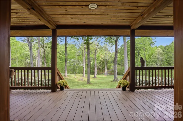 View from front door to front of home showing spacious outdoor lifestyle.