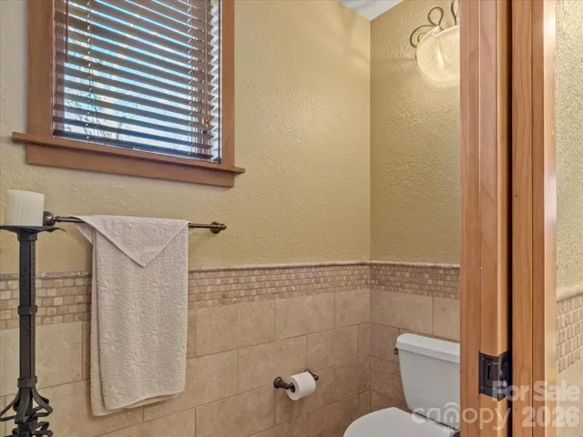Pocket doors for privacy.