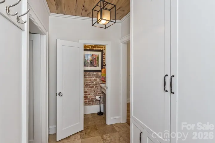Hallway between dining and kitchen