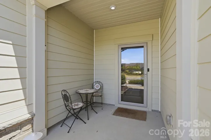 Covered front porch