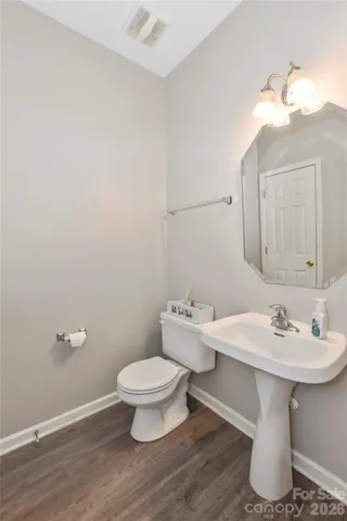 Half bath on first floor