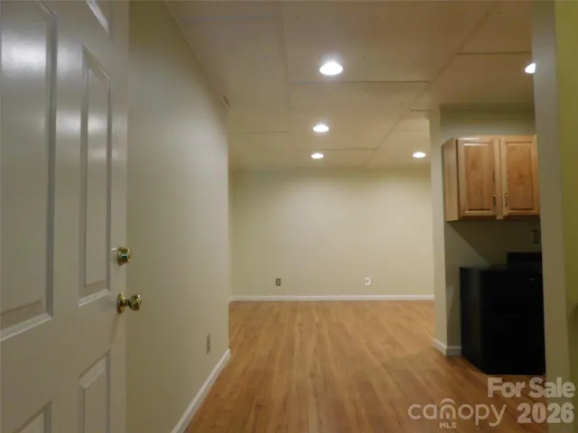 Finished basement.