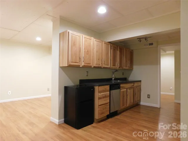 Basement kitchenette.