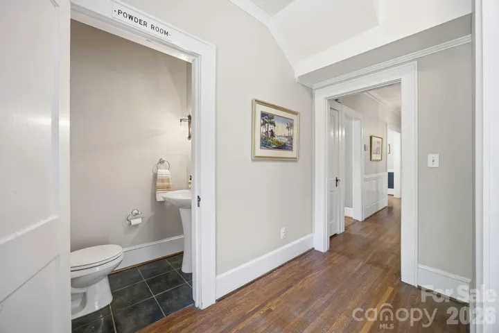 Half bath on main level