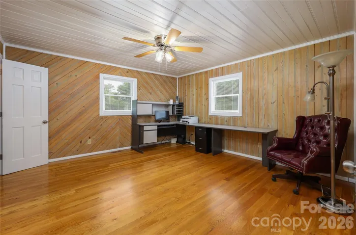 3rd bedroom with hardwood floors