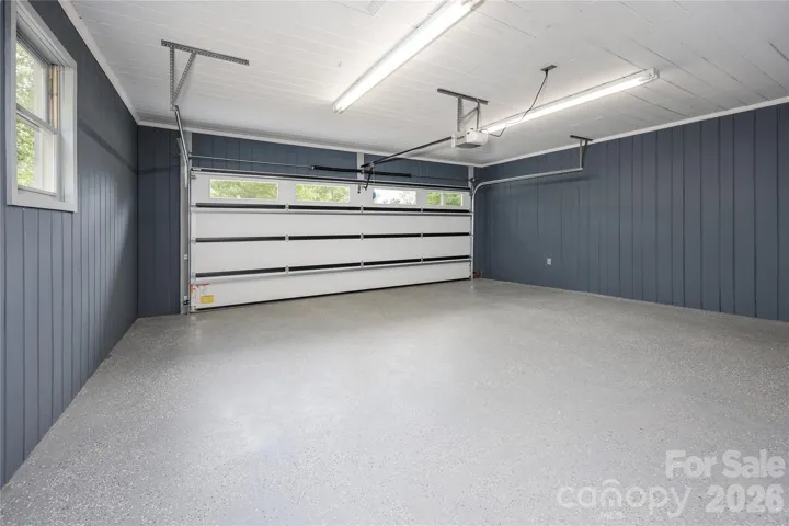 Inside of garage