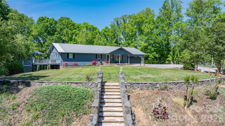 Steps in front yard