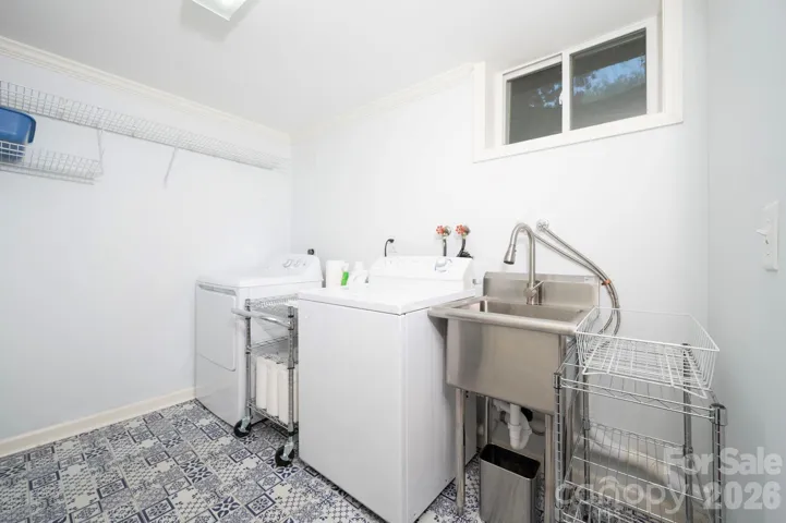 Laundry Hook-ups on Both Levels of Home