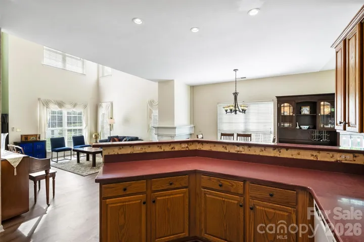 Lots of counter prep space 