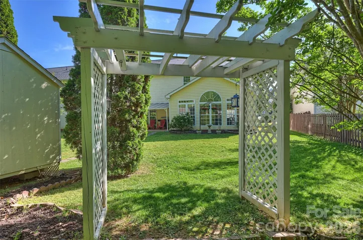 Rear of home