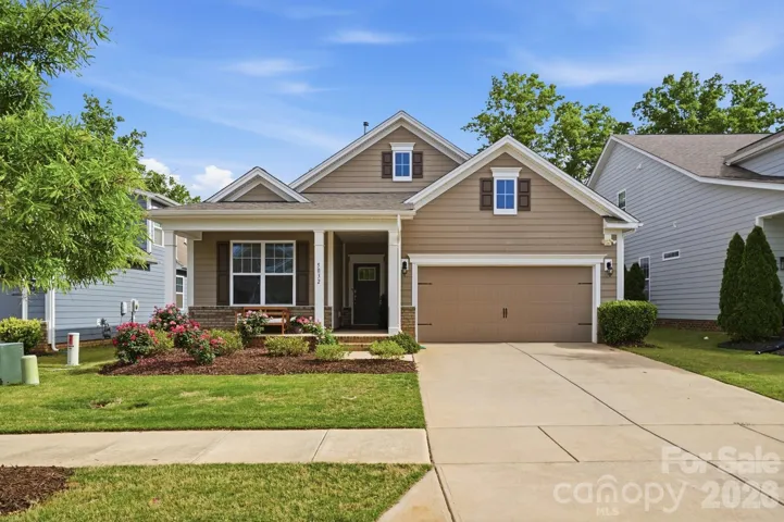 Front elevation w covered porch