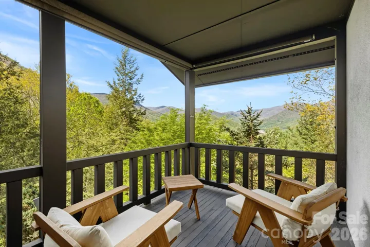 Third  floor covered balcony