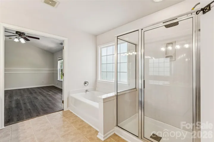Master Bath with Walk in Shower