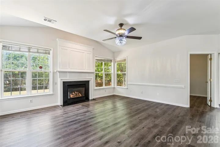 Living Room with Fire Place