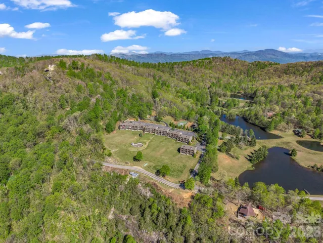 Bird's eye view of the peaceful setting