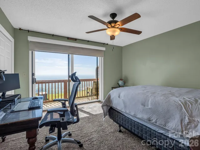 Primary bedroom with private deck