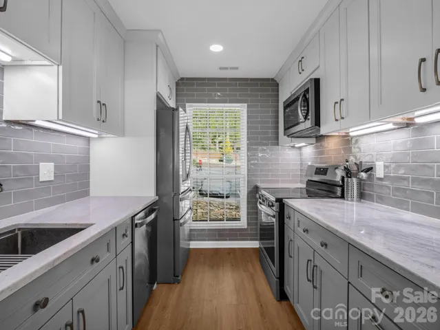 Plenty of cabinets and work space