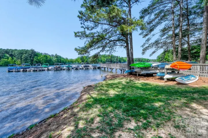 Easy to launch a kayak or paddleboard from the shore