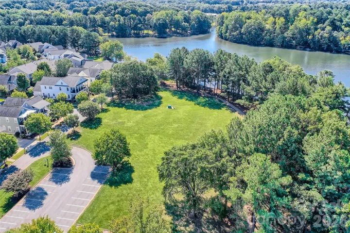 Green space with two recently awarded Treasure Trees