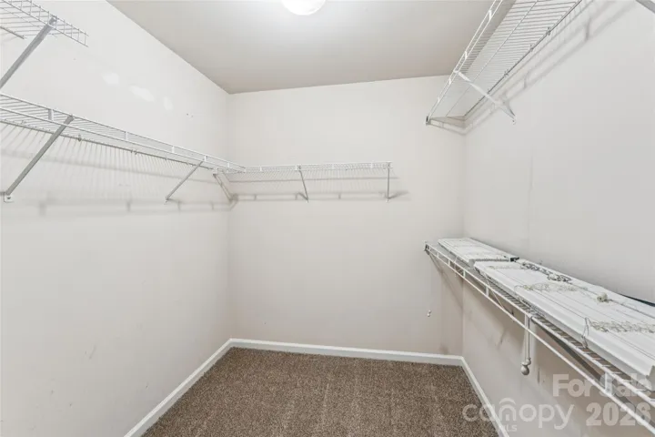Primary closet