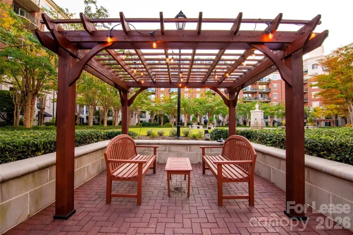 One Of Two Courtyard Pergolas...