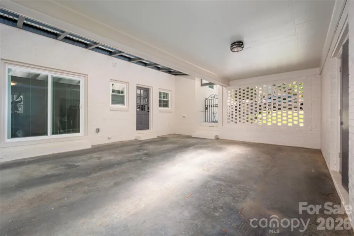 Covered carport with storage 