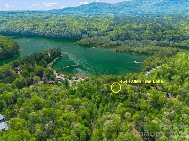 Marina seen at top left and lake are currently under renovation by Polk county and FEMA. Barges and cranes are not in this photo.  Lake Lure just north Lake Adger has recently been completed and is more beautiful than ever.
