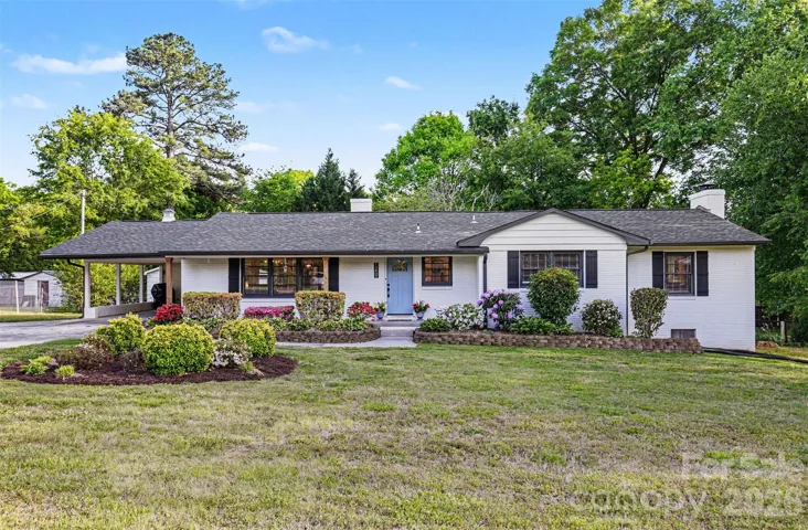 Updated throughout with single car detached garage