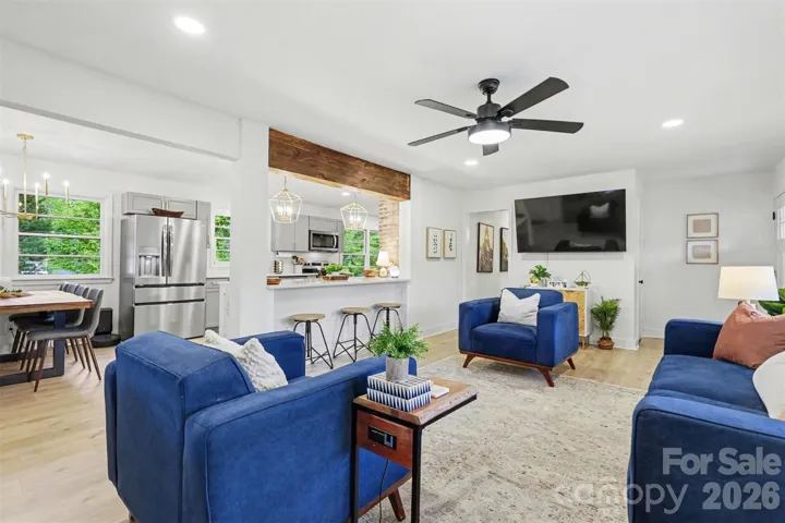 Lots of natural light