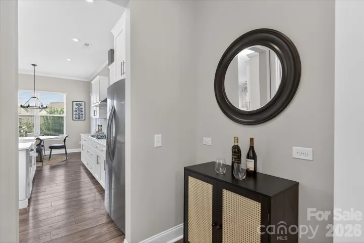 Pantry Nook, great for a coffee bar or beverage station.  