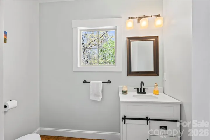 main level half bath