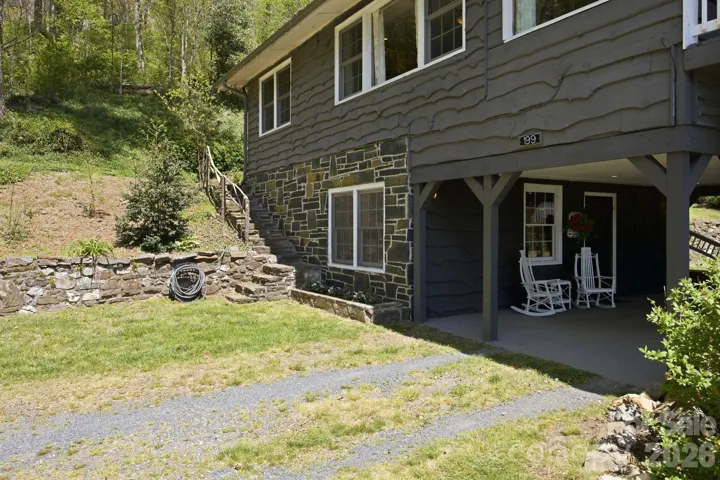 Carport entrance