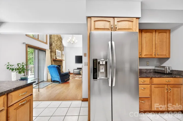 Kitchen Opens to Living Room