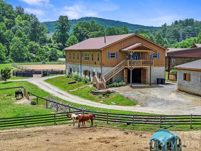 Home and Airbnb over main barn