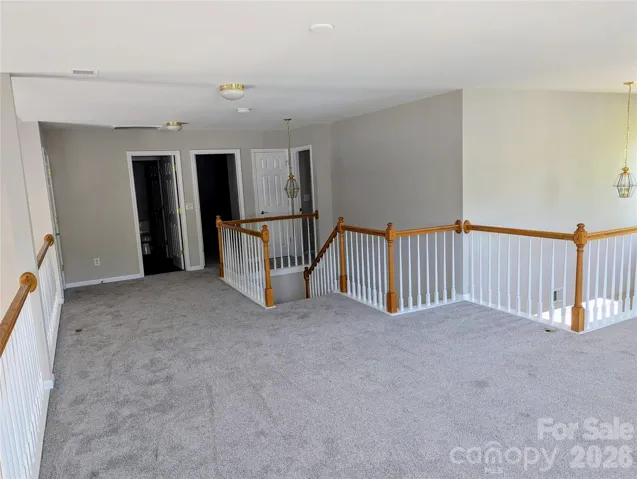Loft with spindled rail