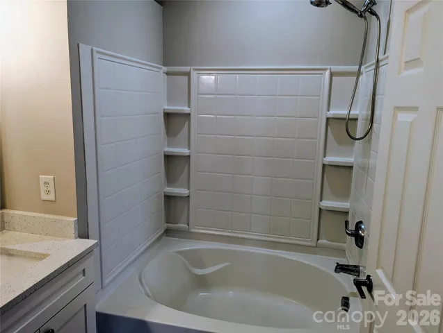 Primary bath Garden tub enclosure