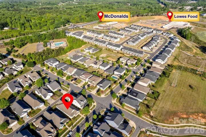 Convenient to the new Lowes Foods and neighborhood amenities